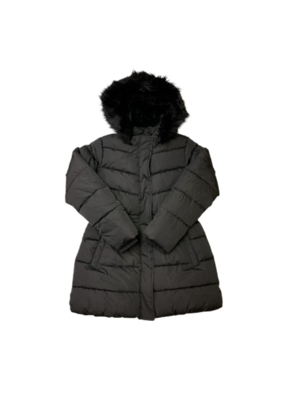 Member's Mark Girls Removable Faux Fur Trim Hood Puffer Jacket S (6/6X) - Picture 2 of 6
